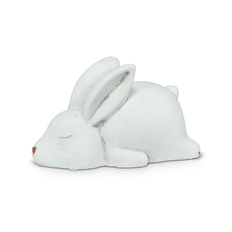 Figurine de lapin endormi Fansler, H 4,5 po x l 6 po x P 3 po