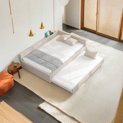 Upholstered Platform Bed With USB by Latitude Run