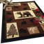 Tapis en polypropylène brun / crème Cordell-87774590