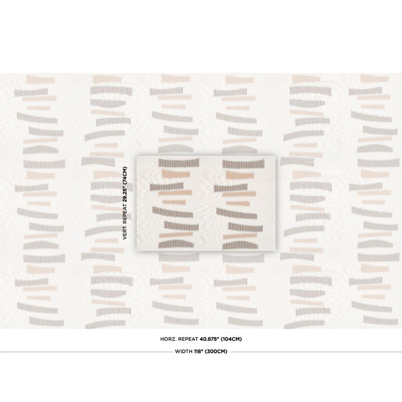 Tissu transparent Jensen, Brun