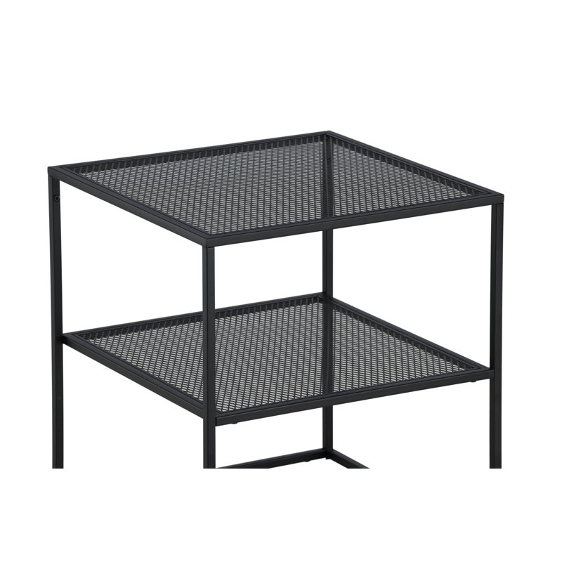 Jake-Tyler Frame Coffee Table with Storage, Black