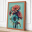 Gerbera Cluster Botanical - Wrapped Canvas-97067501-97067508