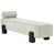 Tissu chenille vert menthe / finition noire