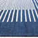 George Striped Area Rug in Navy/White