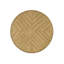 Table de bout ronde 22 pouces deux tons, canapé en bois massif avec tablette, table de coin de salon facile à assembler, naturel antique