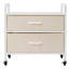 Mini-support de réfrigérateur avec rangement 176 lb mini table de réfrigérateur 2 tiroirs-1890494738