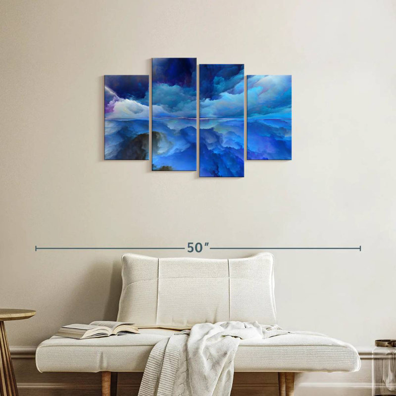 Avery Abstract Sky, 22" H x 36" W