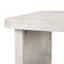 Table basse de salle à manger en forme de L, blanche, 123 x 58,5 cm et 90 x 80 cm détachables, style bois, dimensions en L, idéale pour les repas en plein air ou le jardin, facile d'entretien.