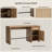 59.05''W Boho Rattan Desk with Spacious Workspace and Hidden Storage-1122460108