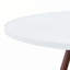 Petite table de salle à manger circulaire avec panier de rangement tissé suspendu, 31,5 po de diamètre-130188439