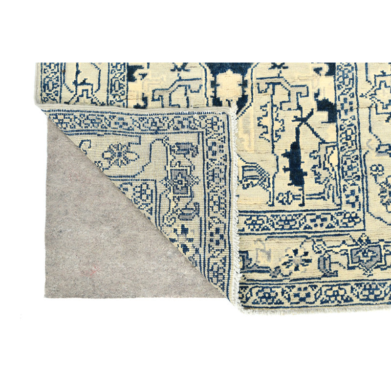 Tapis oriental tribal 3X8 gris One-of-a-Kind