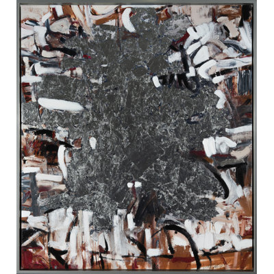 «Hi Yo Silver» par Robert Robinson - peinture à cadre flottant sur toile