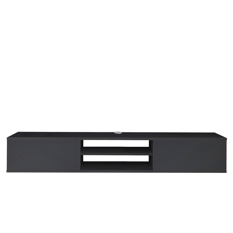 Bonacci TV Stand for TVs up to 78", Anthracite Gray