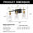 3-Light Bathroom Light Fixtures Farmhouse Vanity Light-745602982