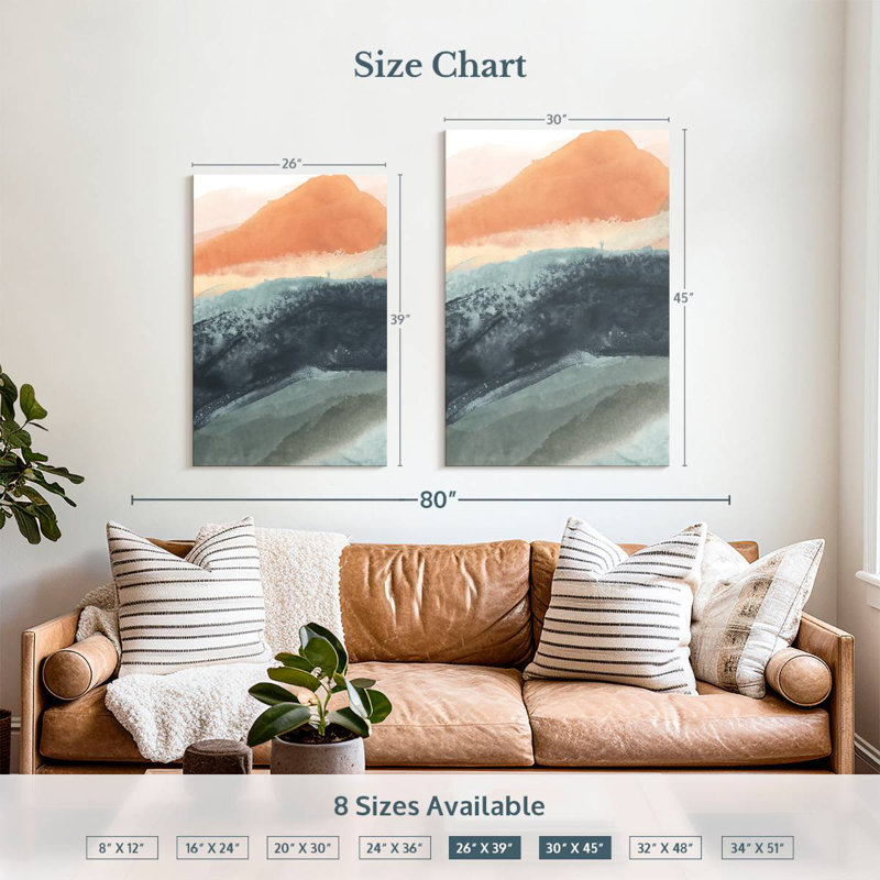 Avery Dark Soft Waves I, H 39 po x l 26 po