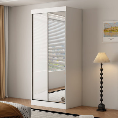 2 Door Manufactured Wood Wardrobe