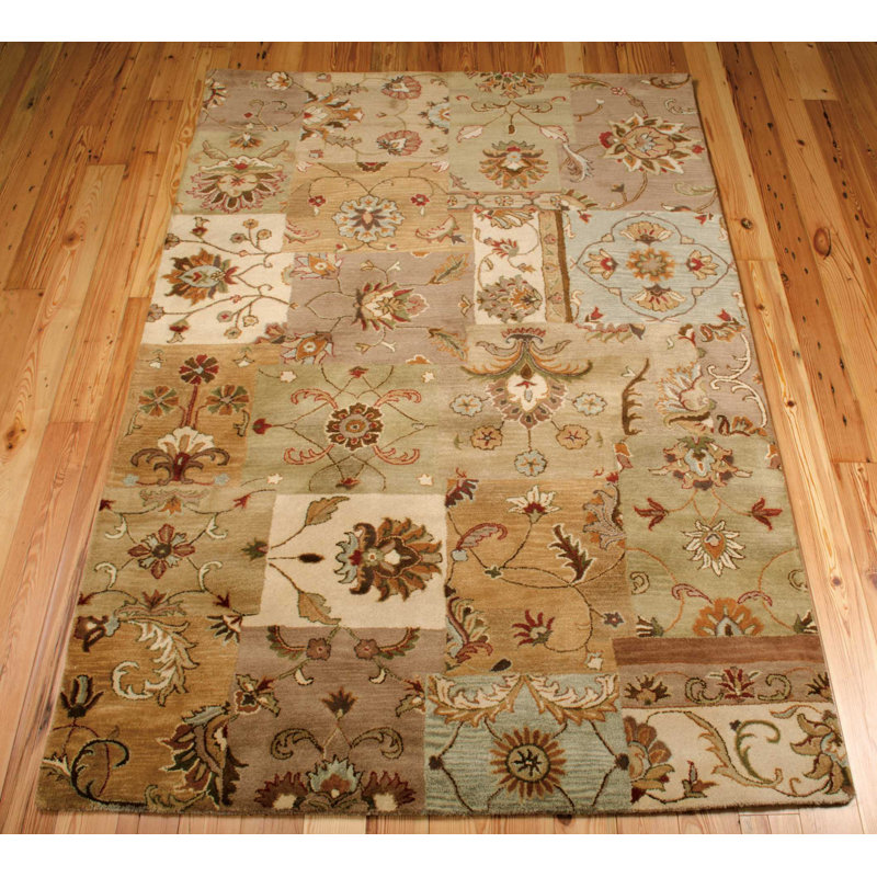 Philip Wool Floral Indoor Rug, Rectangle 8'3" x 11'6"