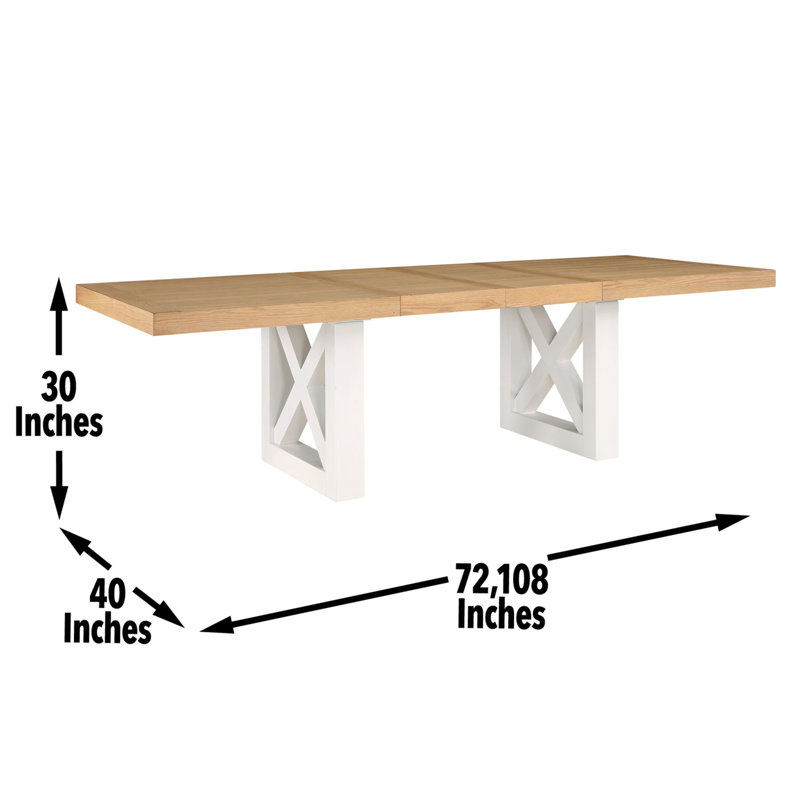 Table de salle à manger extensible Lixy