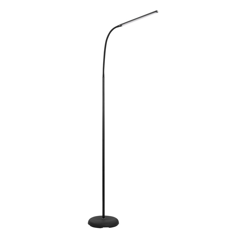 Melkin 130cm LED Task Floor Lamp, Black
