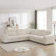 Canapé cylindrique en L 110 po Cylan-1887405046