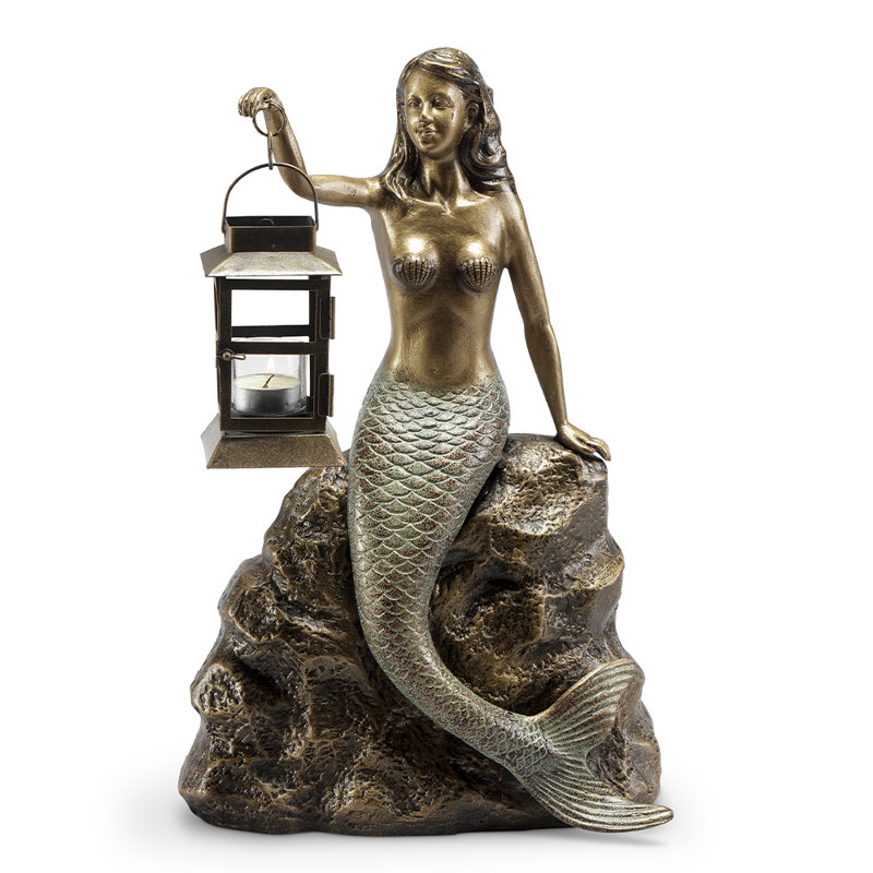 Statue de jardin sirène de plage