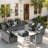 8 - Person Patio Conversation Set with Cushions-92729506-98583857
