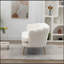 Petit canapé-causeuse moderne en chenille de 59 po de largeur avec petit canapé à deux places et pieds en métal doré pour petits espaces-9732057