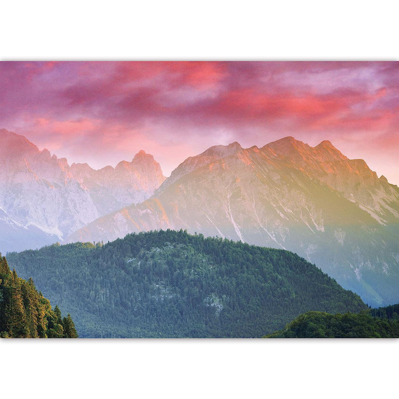 Forest Nature Landscape Peel & Stick Border, 66" L x 96" W