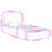 Bed Frame with LED without Mattress Hanko Light Grey 90x200 cm Velvet-1474048190-1474048188