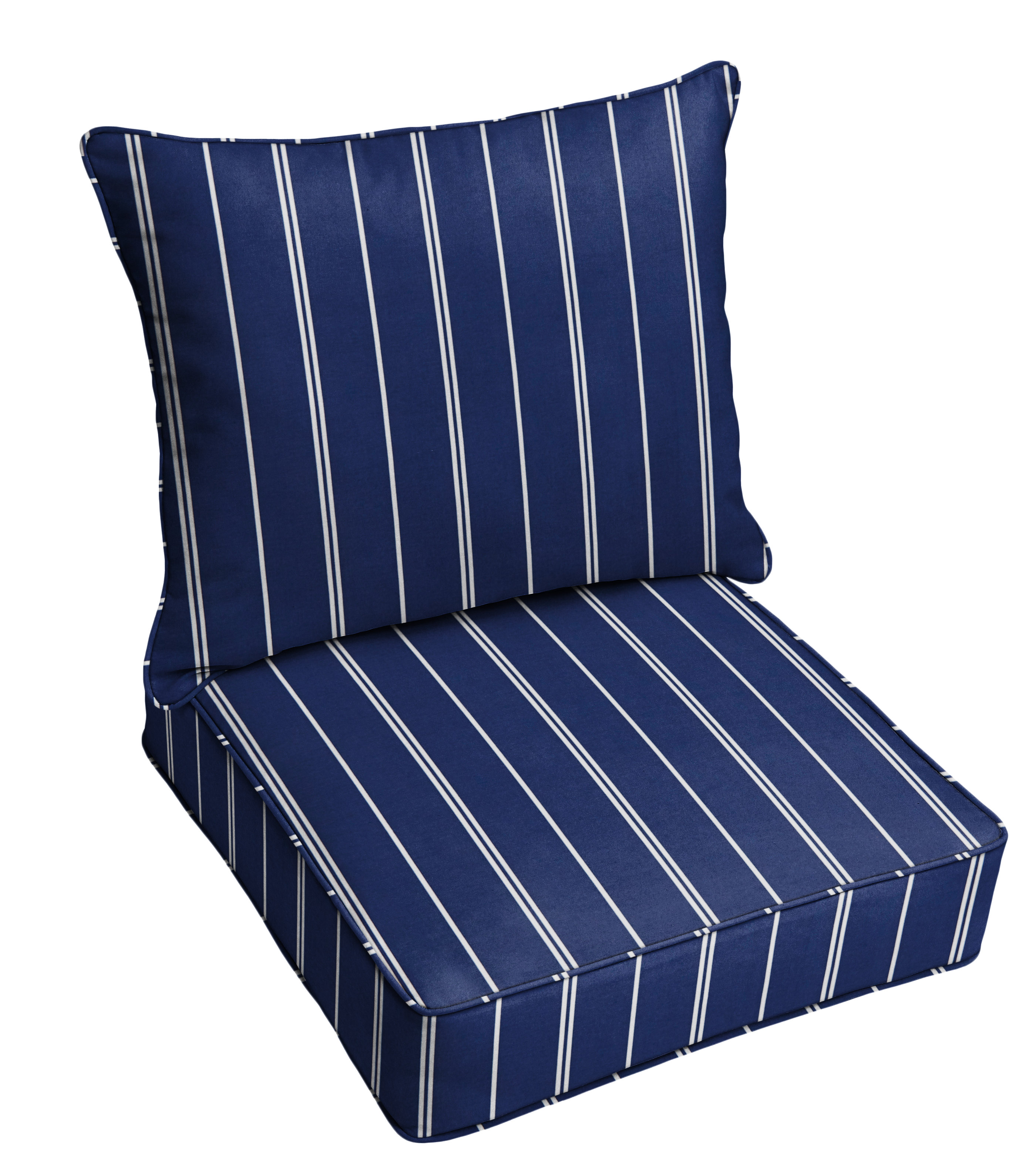 Navy blue deep discount seat patio cushions