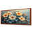 Toile avec cadre flottant brun
