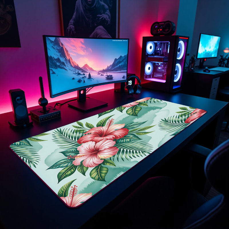 Polyester Desk Pad, 14.4x12.1