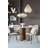 Sara Round Solid Wood Base Dining Table
