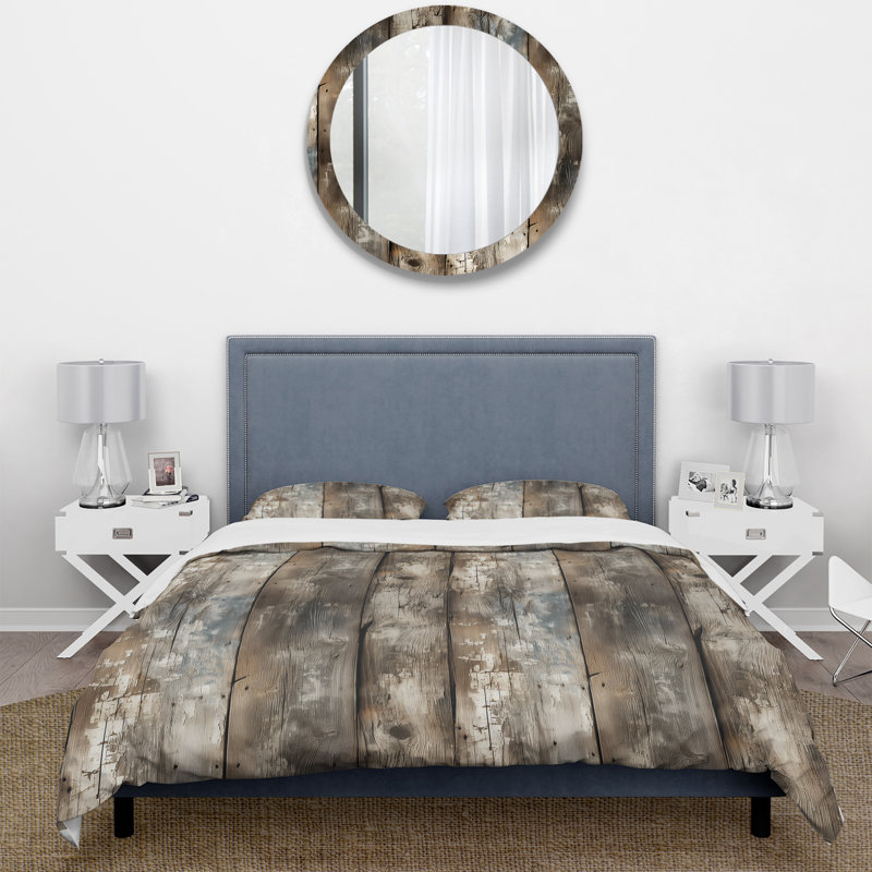 Ensemble de housse de couette Rustic Farmhouse, Housse de couette pour très grand lit et 2 très