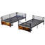 Lit superposé en métal, taille simple, chargement, caractéristiques, rangement, sans sommier, usure, divisé en 2 lits pour une configuration de chambre à coucher moderne avec lit Spirit, conception, cadre, lits,