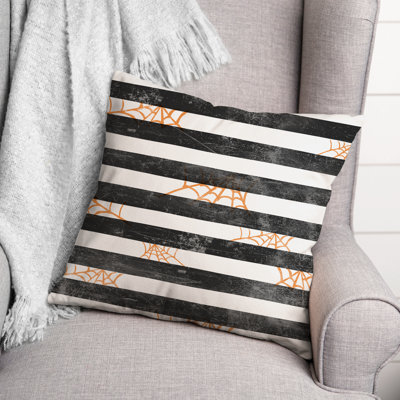  Coussin Spiderwebs And Stripes