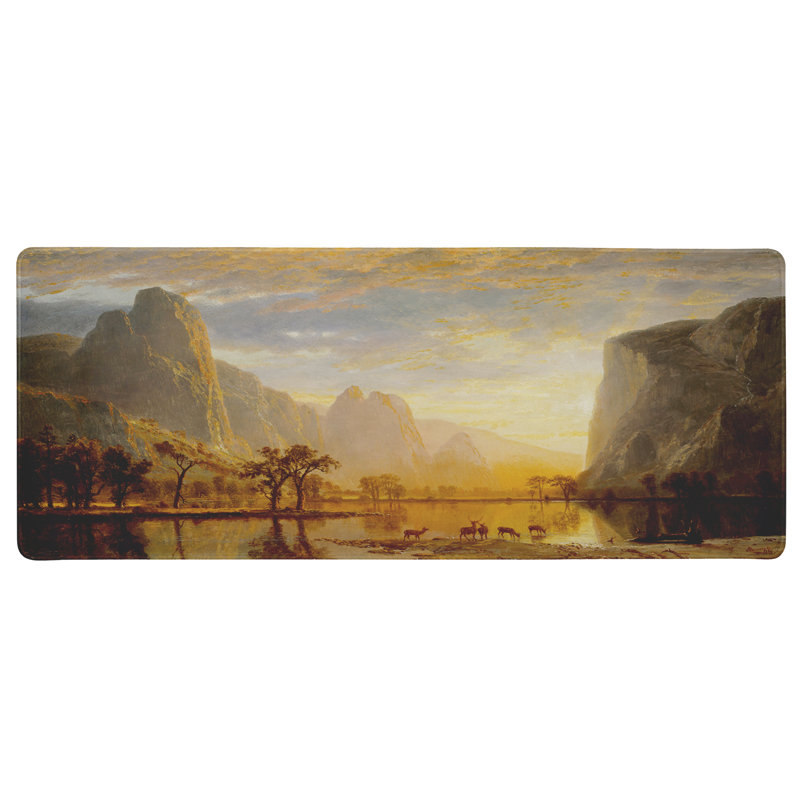 Fabric Desk Pad, 30 x 12