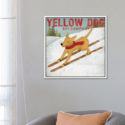 Yellow Dog Ski Co. by Ryan Fowler - Print on Canvas