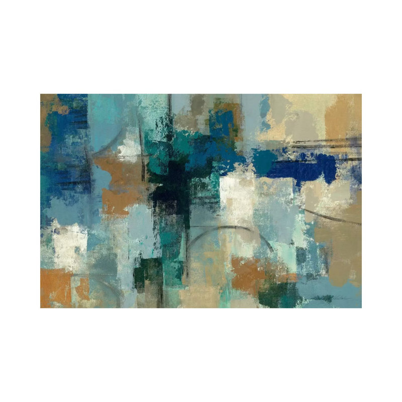 Jasper Lagoon by Silvia Vassileva - Gallery-Wrapped Canvas Giclée on Canvas, Wrapped Canvas, 20.32 cm H x 30.48 cm W