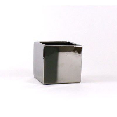 Vase de table carré en céramique cube