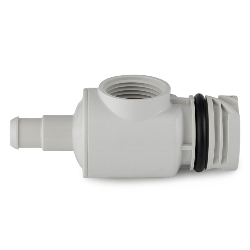 White Universal Wall Fitting Quick Disconnect for Pool Cleaners