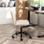 Chaise de bureau pivotante en tissu-1306954380