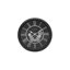Horloges, 23 po, mécanisme d'engrenage, horloge murale, noir, transitionnel
