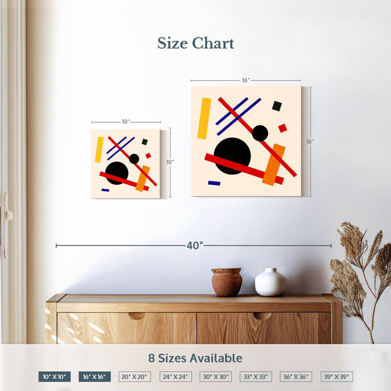 Arney Suprematism, 10" H x 10" W