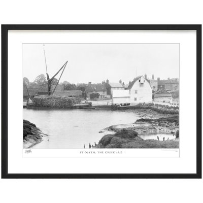 St Osyth, The Creek 1912 by Francis Frith - Single Picture Frame Print