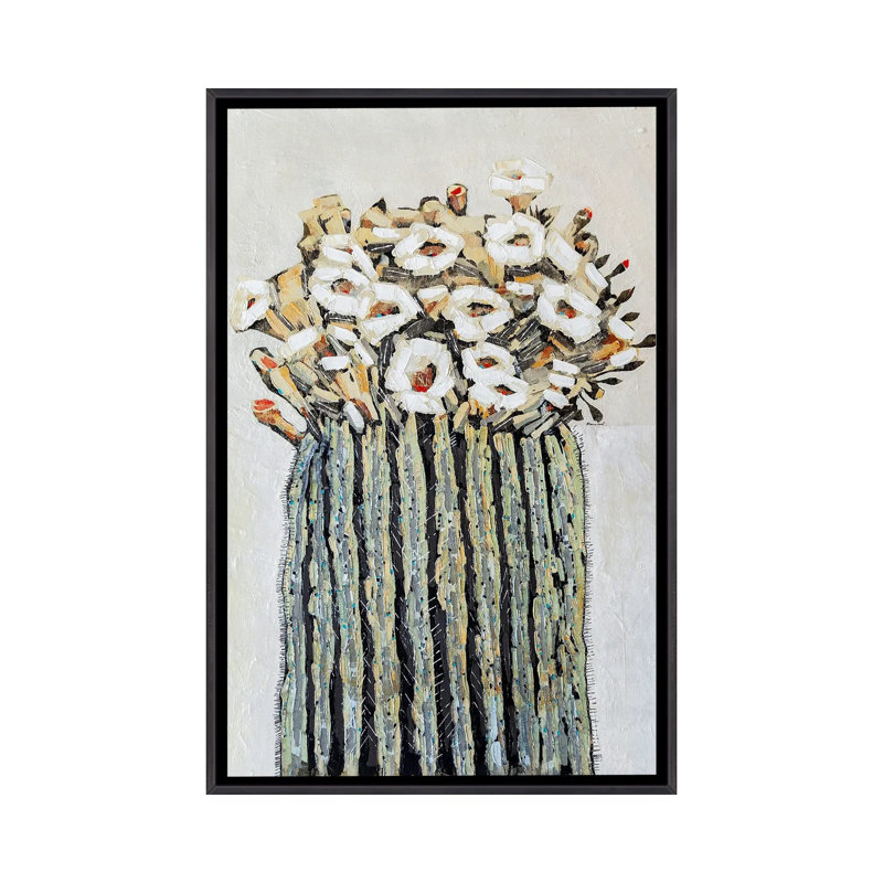 Hope Spring - Framed Wall Art Print, Distressed Black, 48" H x 32" W, Framed Print without Mat