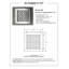 Grille en fonte d'aluminium Achtek 6 po x 6 po-107248013-102715428
