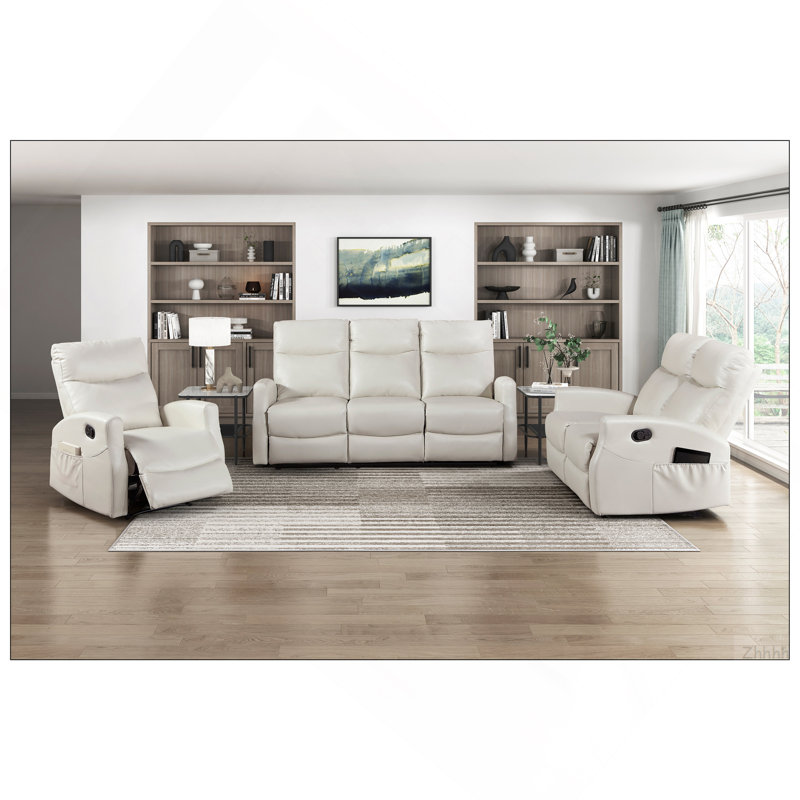 Ensemble de canapé contemporain 3 pièces beige
