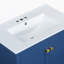 Meuble-lavabo de salle de bain avec lavabo simple, lavabo sous comptoir, armoire de rangement pour salle de bain, fermeture en douceur-396907847