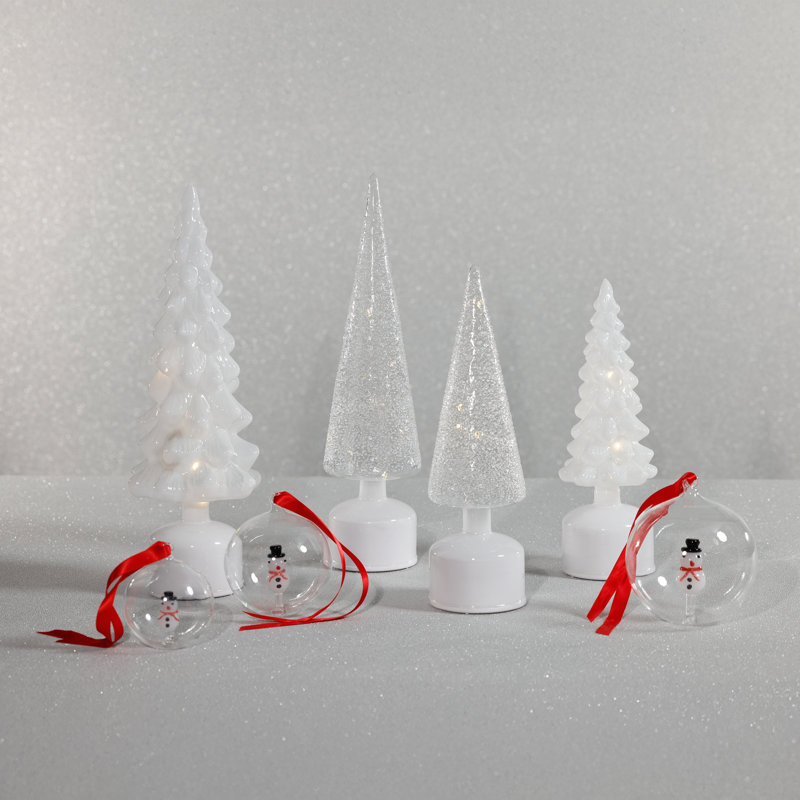 Décoration pour table des Fêtes, H 15,75 po x l 3,5 po x P 3,5 po